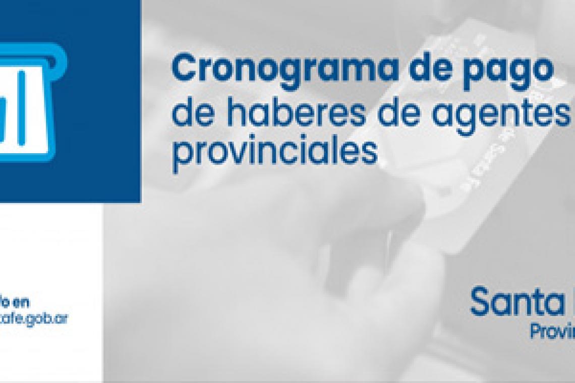 La provincia dio a conocer el cronograma de pago de haberes correspondiente a febrero