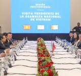 El gobernador recibió al Presidente de la Asamblea Nacional de Vietnam en Rosario