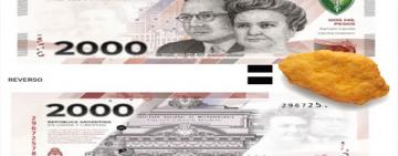 Qué se puede comprar con el nuevo billete de 2.000 pesos. ! Milanesa !