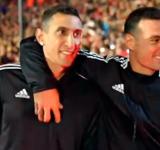 Jorgelina Cardoso esposa de Di María retruca críticas de hinchas de Central por la presencia en el homenaje a Maxi