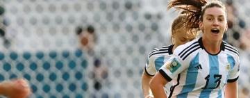 "Amo la camiseta argentina", aseguró Braun, la nacida en EEUU que hizo el primer gol en el Mundial