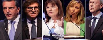 Cruces y fuertes réplicas en el primer debate público entre candidatos presidenciales