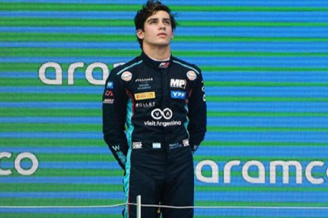 Franco Colapinto probará el Fórmula 1 de Williams en Abu Dhabi