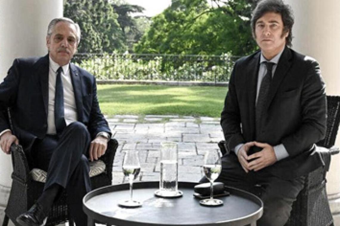 Fernández recibió a Milei: fue un encuentro "amable, respetuoso e institucional"