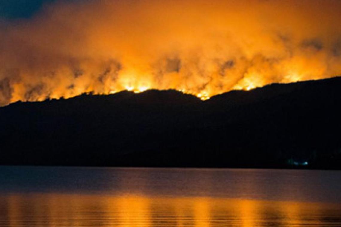 El incendio en el Parque Nacional Los Alerces ya afecta más de 1.000 hectáreas