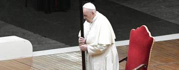 El Papa Francisco decidió no presidir el tradicional Vía Crucis