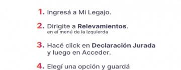 Cómo se carga la Declaración Jurada de Prestación de Servicios