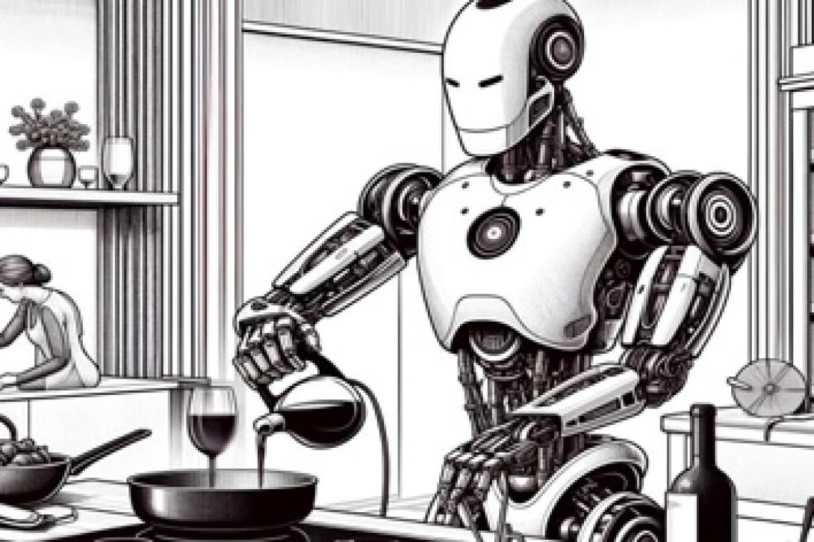 Tu compañero perfecto: prepara la comida, limpia la cocina y hasta baila