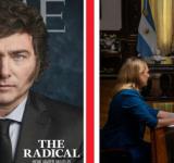 Milei en la portada de la revista Time