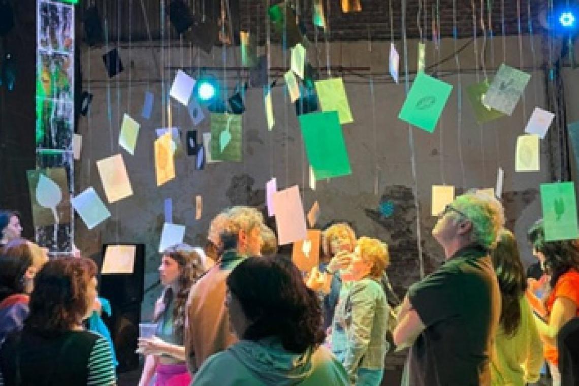 Se inaugura una particular obra artística inmersiva en el Centro Cultural Parque Alem