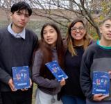 Cuatro jóvenes de Santa Lucía fueron galardonados en un importante certamen literario local