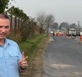 En Funes, Provincia reactivó la pavimentación de la avenida Galindo