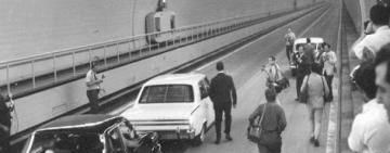 Hito del Túnel Subfluvial: pasó el vehículo 145 millones desde que el viaducto fue habilitado en 1969