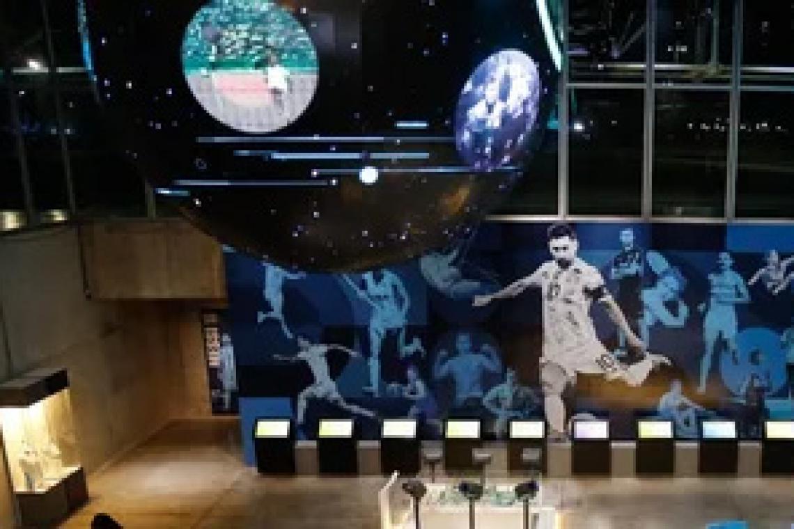 Se inauguró el "Espacio Messi" en el Museo del Deporte