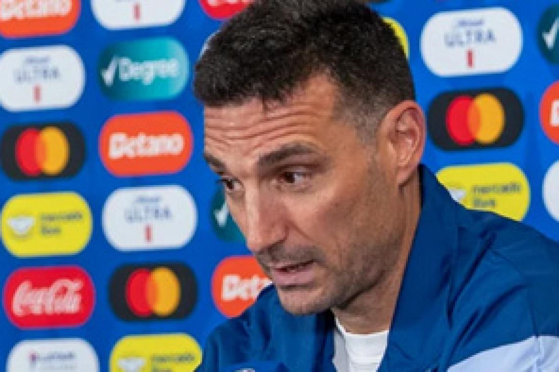 Lionel Scaloni: “Si Messi está bien juega, y si no juega los últimos 30 minutos”