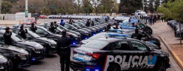 Rosario: desde hoy patrullan las calles 131 nuevos móviles de la Policía de Santa Fe