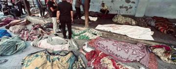 Al menos 100 personas murieron por bombardeo israelí a una escuela de la ciudad de Gaza