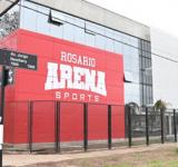 El intendente recorrió la obra del Arena Sports que se construye en Rosario