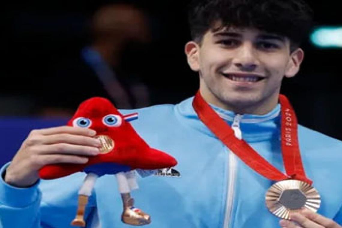Nueva medalla para Iñaki Basiloff en los 400 metros libres en los Juegos Paralímpicos