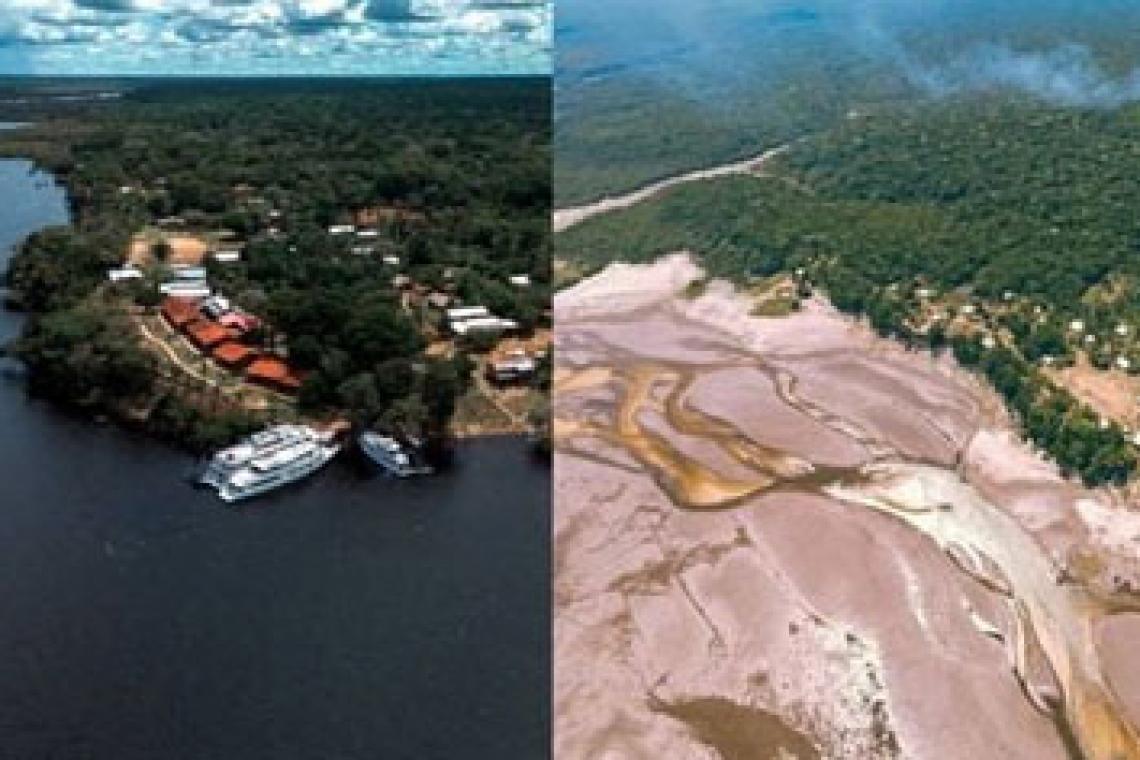 El río Amazonas se está secando: advierten sobre el cambio climático