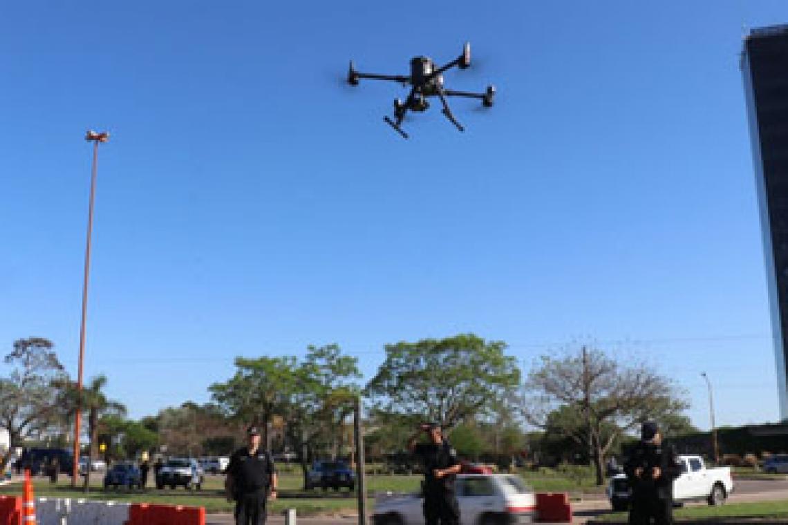 Provincia utilizará drones para controlar la circulación en la Ruta Nacional 168