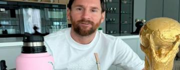 Messi recibió a Nicki Nicole y Luck Ra en su casa 