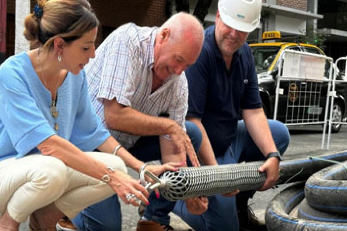 Provincia inicia obras históricas para mejorar las redes de agua potable en Rosario y Santa Fe