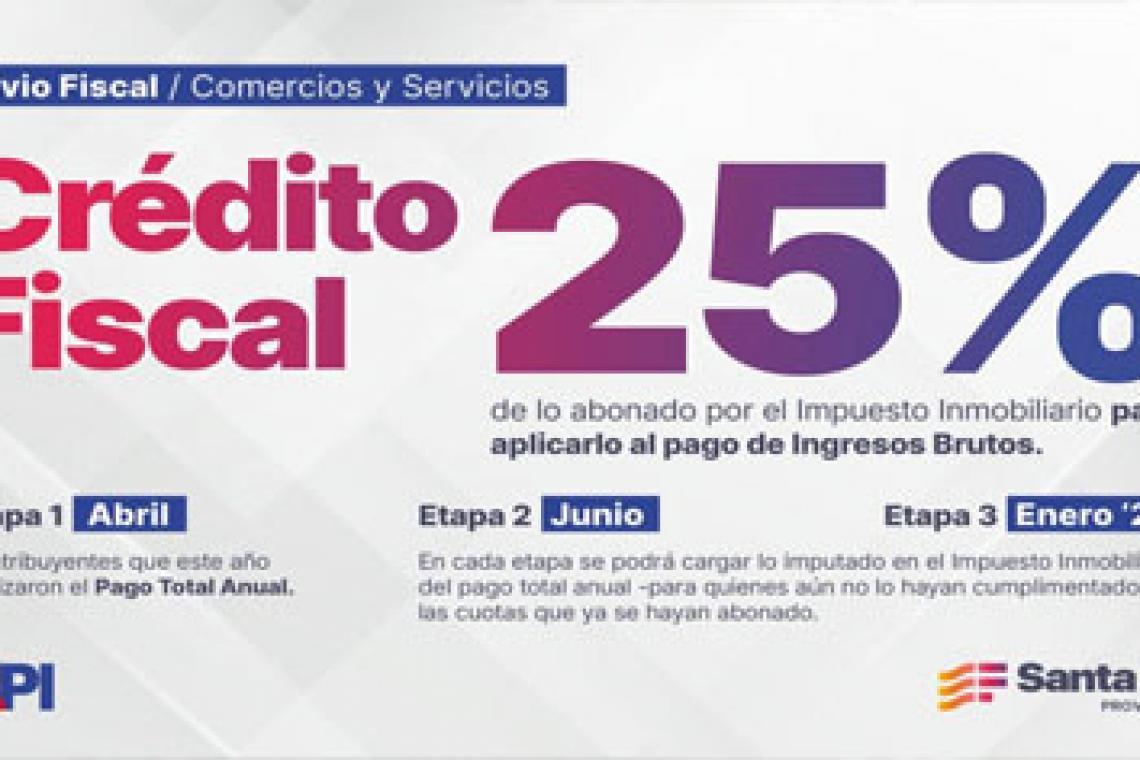 Alivio fiscal para el comercio santafesino
