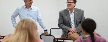 Comenzaron a inaugurarse las nuevas aulas del Programa 1000 aulas en Rosario y Villa Gobernador Gálvez