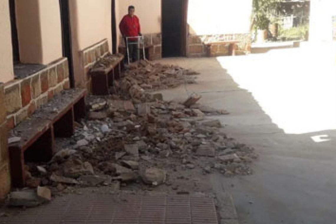 Sismo en La Rioja: derrumbes en una parroquia, viviendas y un cerro