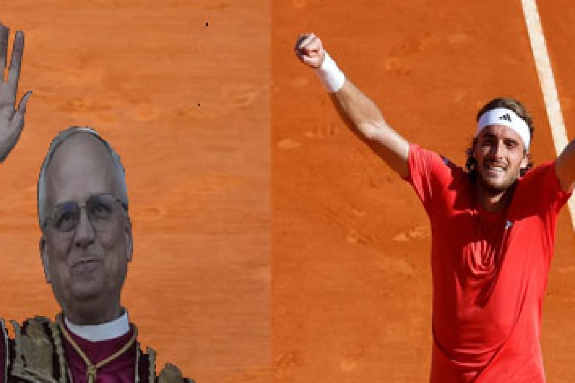 Una estrella del tenis mundial desafía al Papa León XIV