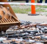 Destrucción de más de 1000 armas en Rosario: muchas eran réplicas utilizadas para cometer delitos