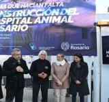 Comenzaron los trabajos de la obra del Hospital Animal Rosario en el Imusa