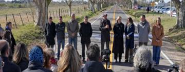Pullaro dejó habilitada la nueva conexión vial entre Pérez y Soldini: una obra clave para la región