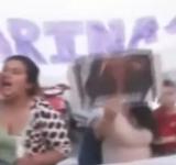 Otra jornada de incidentes: evacuaron la caravana de Karina Milei en Corrientes
