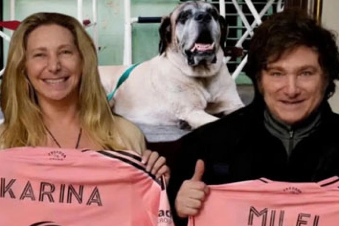 Cómo es el “Salón Conan” de la Quinta de Olivos en el que Javier Milei guarda regalos y cuadros de sus perros