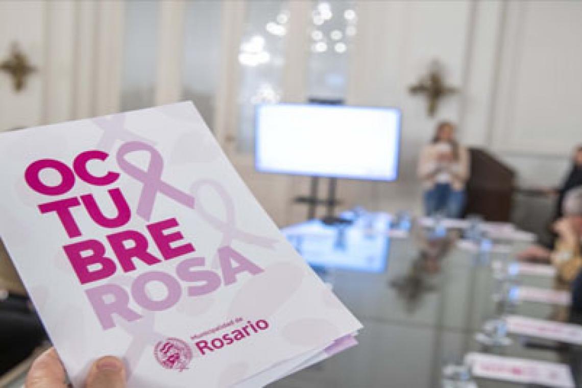 «Octubre Rosa»: Rosario profundiza acciones de prevención y detección temprana del cáncer de mama