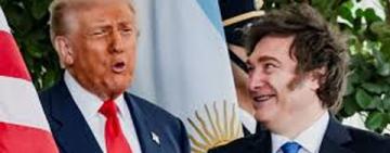 Trump dice que EEUU no "perderá el tiempo" ayudando a Argentina si Milei pierde