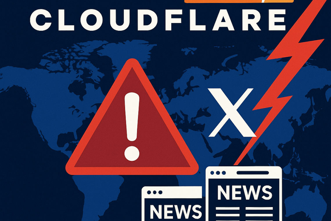 Caída global de Cloudflare dejó fuera de servicio a X y varios portales de noticias