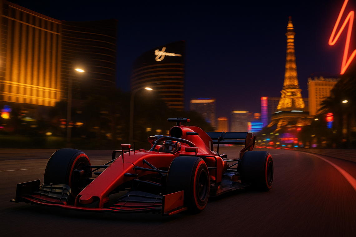 Colapinto en la Fórmula 1: así es una vuelta al límite en el GP de Las Vegas