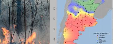 Riesgo extremo por incendios forestales en varias provincias del país