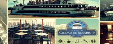  Vuelve el clásico Barco Ciudad de Rosario y saldrá desde la Terminal Fluvial