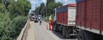Avanzan los trabajos sobre la RN 11 en Timbúes