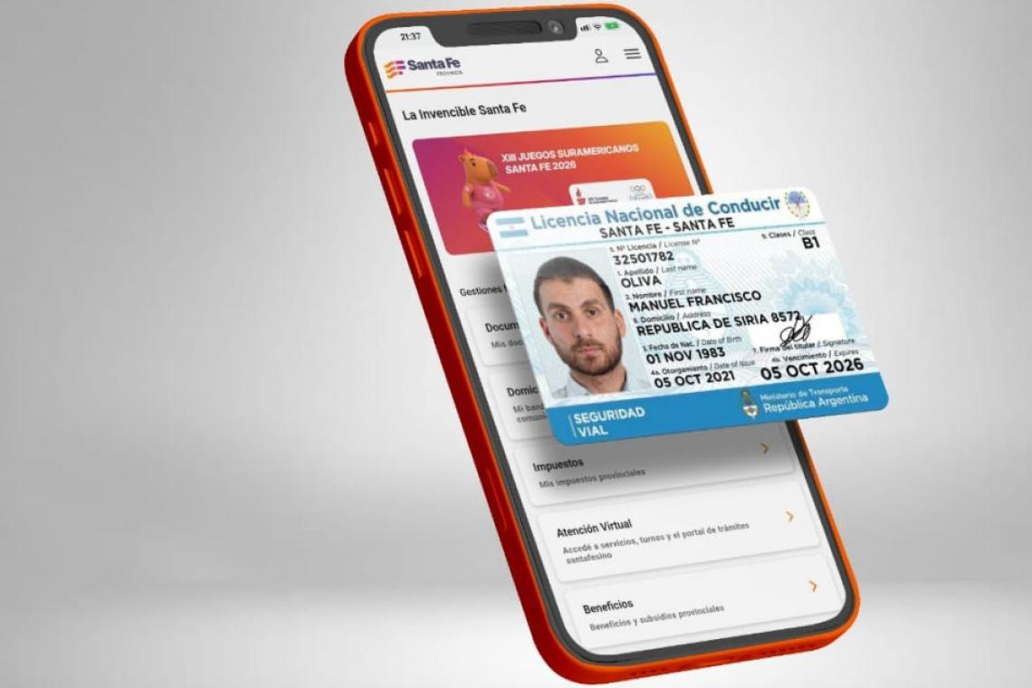 Territorio 5.0: las licencias de conducir digitales en la app Mi Santa Fe ya tienen validez en la provincia