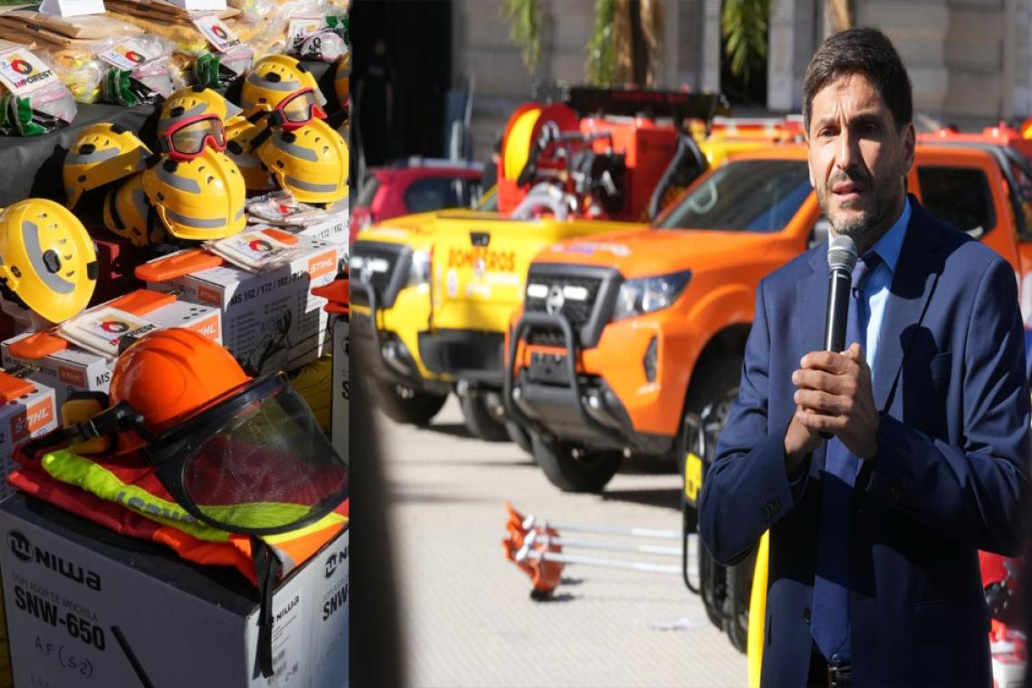 Pullaro: “Es un orgullo tener a los bomberos voluntarios más preparados y más equipados de la República Argentina”