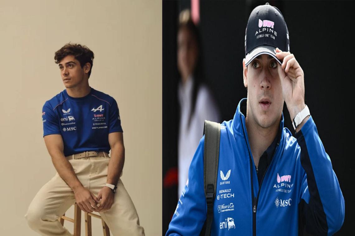 Colapinto palpita su debut en la Fórmula 1 y presentó la indumentaria oficial de Alpine para la temporada 2026