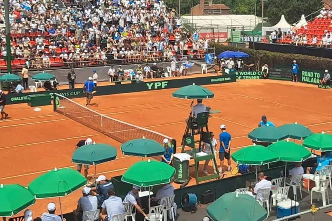 Amenazaron a Román Burruchaga antes de la semifinal del Challenger de Rosario