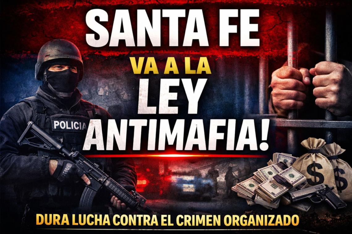 Pullaro impulsa la adhesión de Santa Fe a la Ley Antimafia para endurecer la lucha contra el crimen organizado
