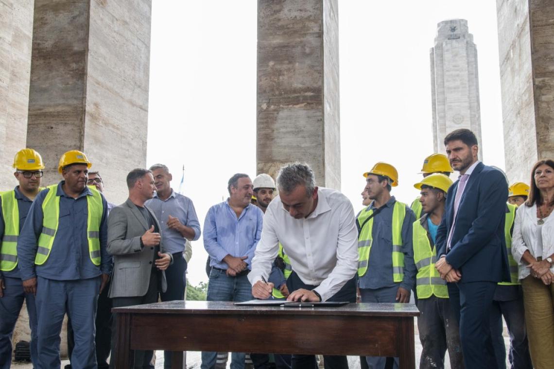 Se retoman las obras del Monumento a la Bandera: Provincia asume la restauración y apunta a inaugurar en junio