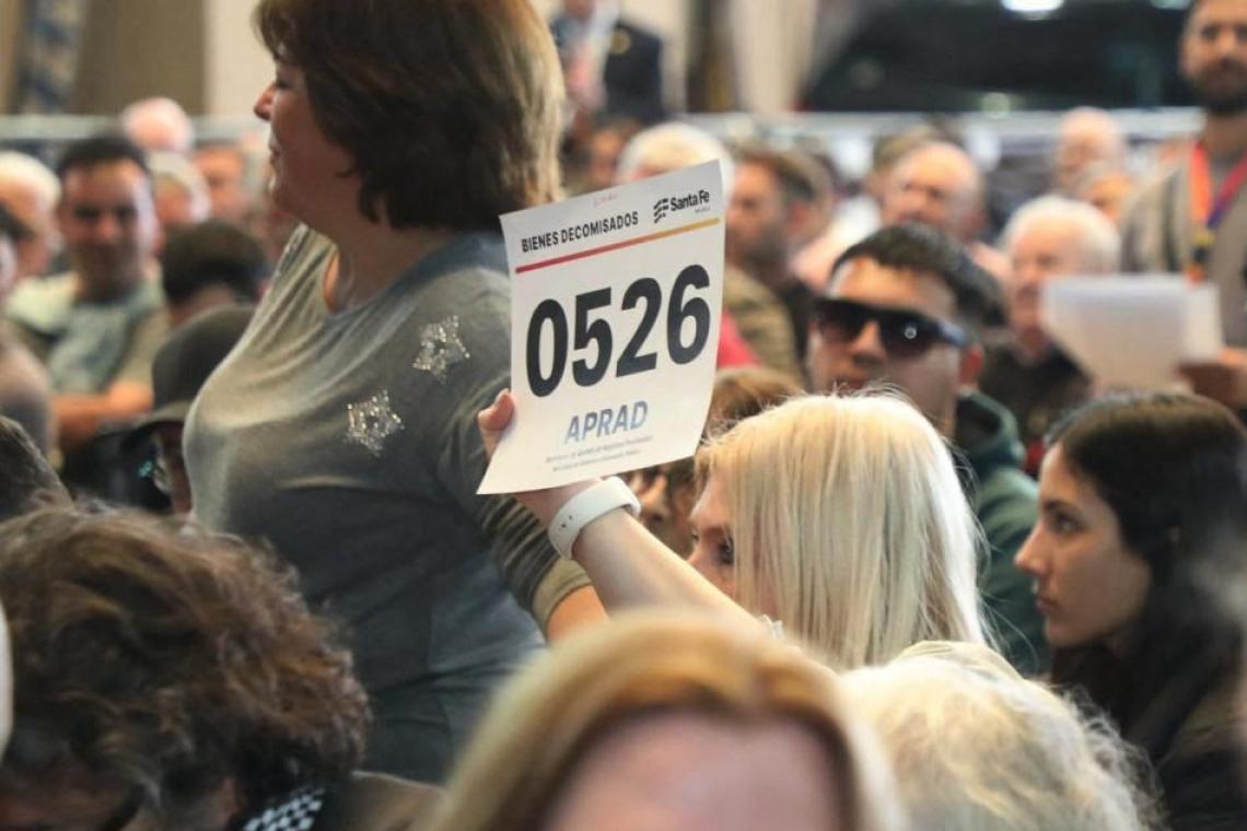 Fuerte interés en Santa Fe: más de 1.500 inscriptos para la subasta de bienes del delito en solo tres días